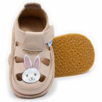 Bunny/ Cream Barefoot Sandals | Dodo Shoes