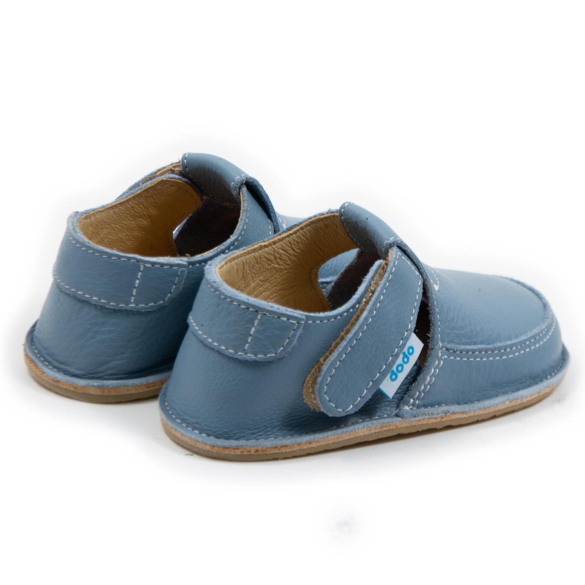 First Barefoot Shoes for Baby - Baloo 2.0 - Navy Blue | Child | Learning to Walk | Non-Slip | Spring | Summer | Autumn | Natural Nappa Cowhide Leather